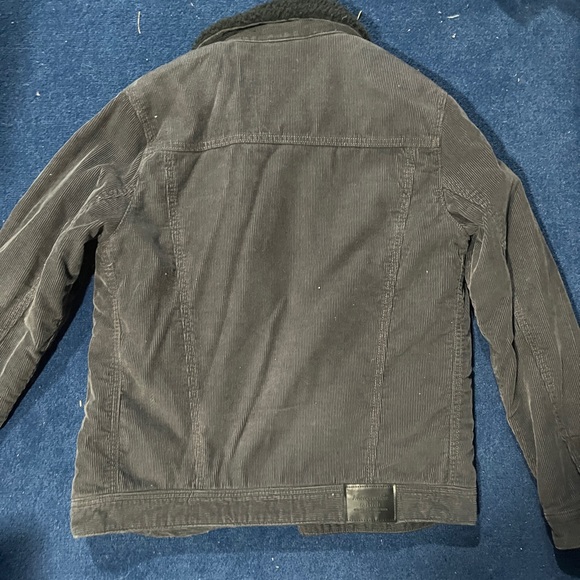 Abercrombie & Fitch Men’s Black Corduroy Jacket - Picture 2 of 3